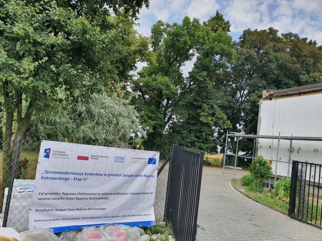 Termomodernizacja budynków w gminach Związku Gmin Regionu Kutnowskiego - Etap